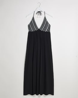 Beaded Maxi Beach Dress