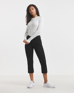 Black 24/7 Slim Crop Jeans