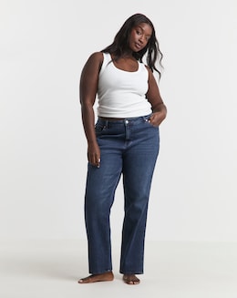 Indigo Authentic Relaxed Straight Leg Jeans