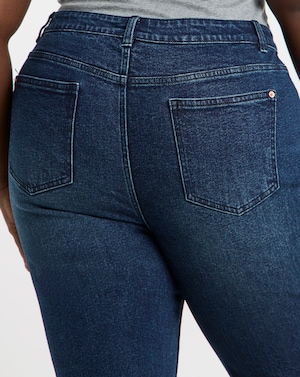 99 1 Indigo Relaxed Straight Leg Jeans - Image 4