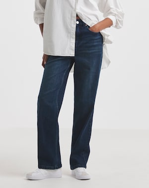 99 1 Indigo Relaxed Straight Leg Jeans - Image 6