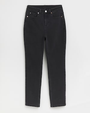 99 1 Black Slim Straight Jeans - Image 6