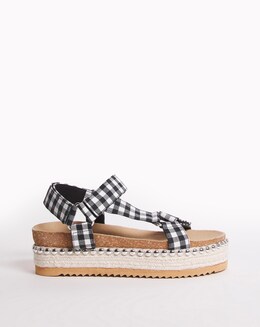 Marcy Espadrille Studded Platform Extra Wide Fit