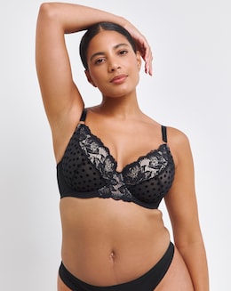 Dorina Yasmine Full Cup Wired Non Pad Bra Black
