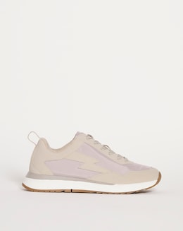 Ffion Soft Nylon Retro Runner Trainers ExWide Fit