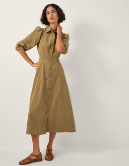 Monsoon Verity Midi Shirt Dress