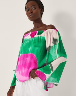 Monsoon Miley Colour Block Bardot Top