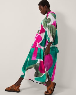 Monsoon Miley Colour Block Midi Dress