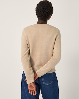Monsoon Anne Argyle Knitted Cardigan - Image 2