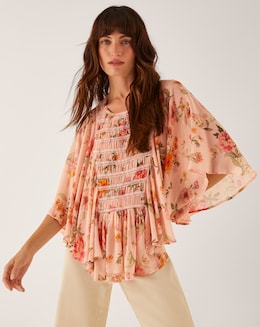 Monsoon Cassia Floral Print Blouse