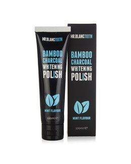 Mr Blanc Bamboo Charcoal Teeth Whitening Tooth Polish, 100ml