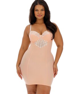 Figleaves Curve Mosaic Multiway Blush Slip