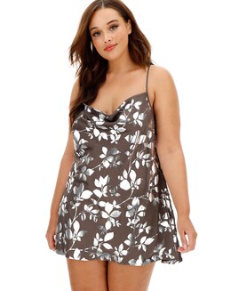 Figleaves Curve Foil Print Floral Chemise