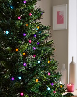 Multi Coloured Christmas Berry LED String Lights