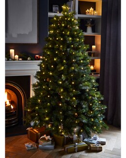 Warm White Cascading Christmas Tree Lights