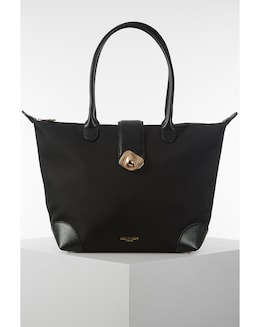 Luella Grey Lara Black Laptop Tote