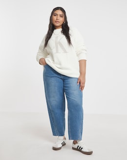 Calvin Klein Jeans Intarsia High Neck Sweater