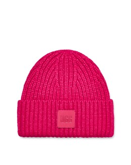 Ugg Chunky Rib Knit Beanie With Logo