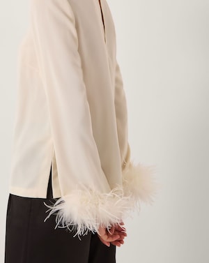 Monsoon Luella Feather Cuff Top - Image 3
