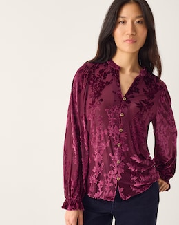Monsoon Denva V-Neck Blouse