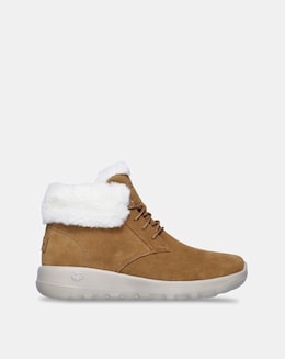 Skechers On the Go Lush Lace Up Boots Wide Fit