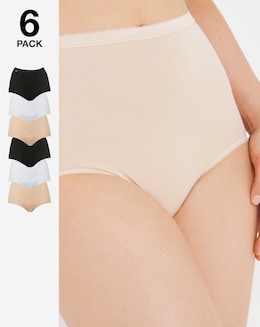 Sloggi 6 Pack Basic Maxi Briefs,