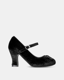 Joe Browns Velvet Mary Jane Shoes E Fit