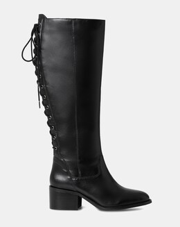 Joe Browns Lace Up Long Riding Boots Standard Calf E Fit