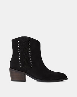 Joe Browns Plait Detail Suede Ankle Boots E Fit