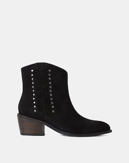 Joe Browns Plait Detail Suede Ankle Boots EEE Fit