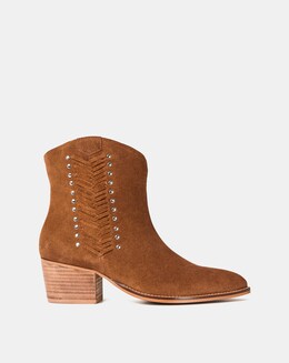 Joe Browns Suede Western Ankle Boots EEE Fit