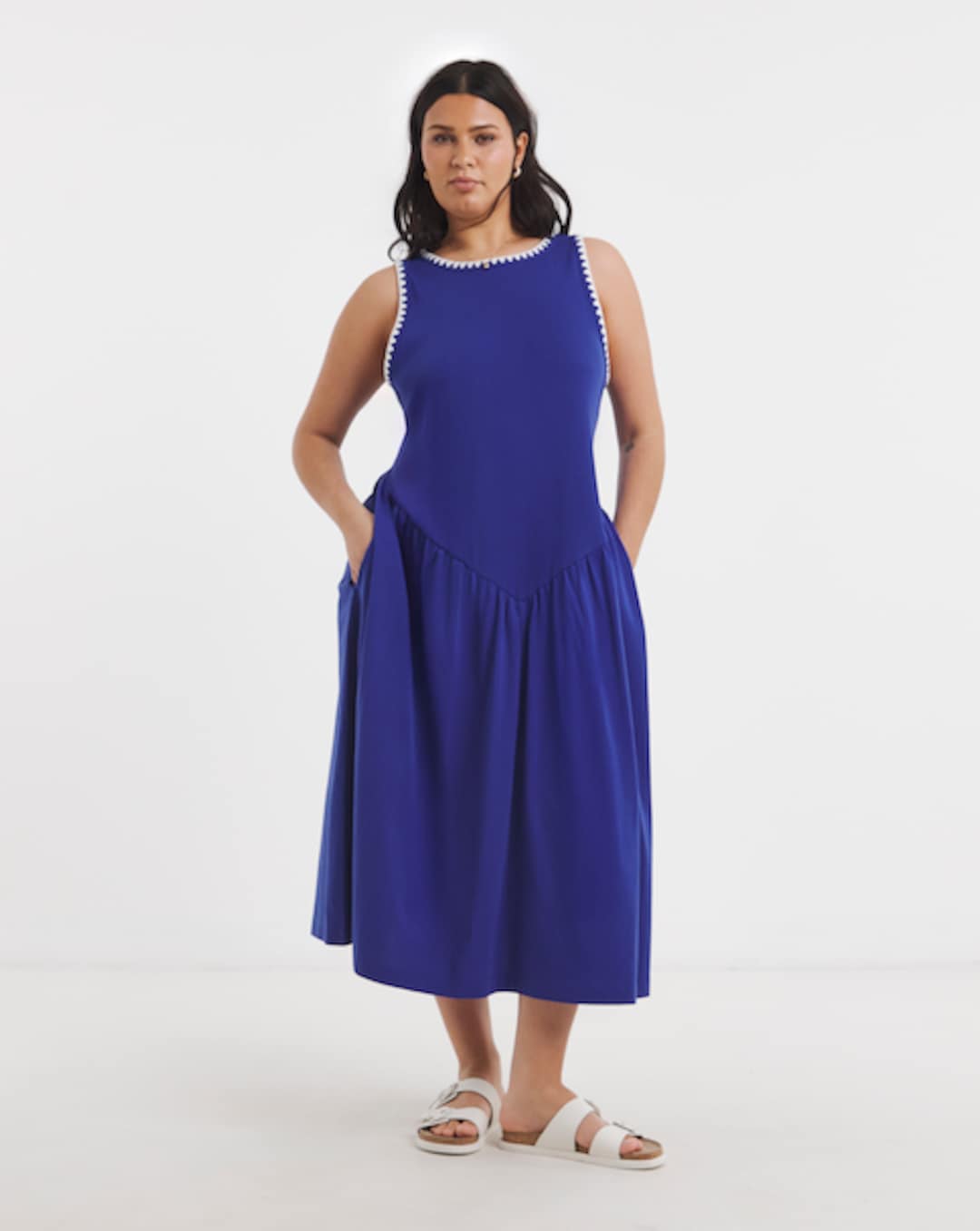 sachin and babi light blue dress Women's Holiday Dresses main image 1
