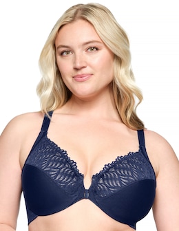 Glamorise Plus Size Front-Close T-Back WonderWire 1246