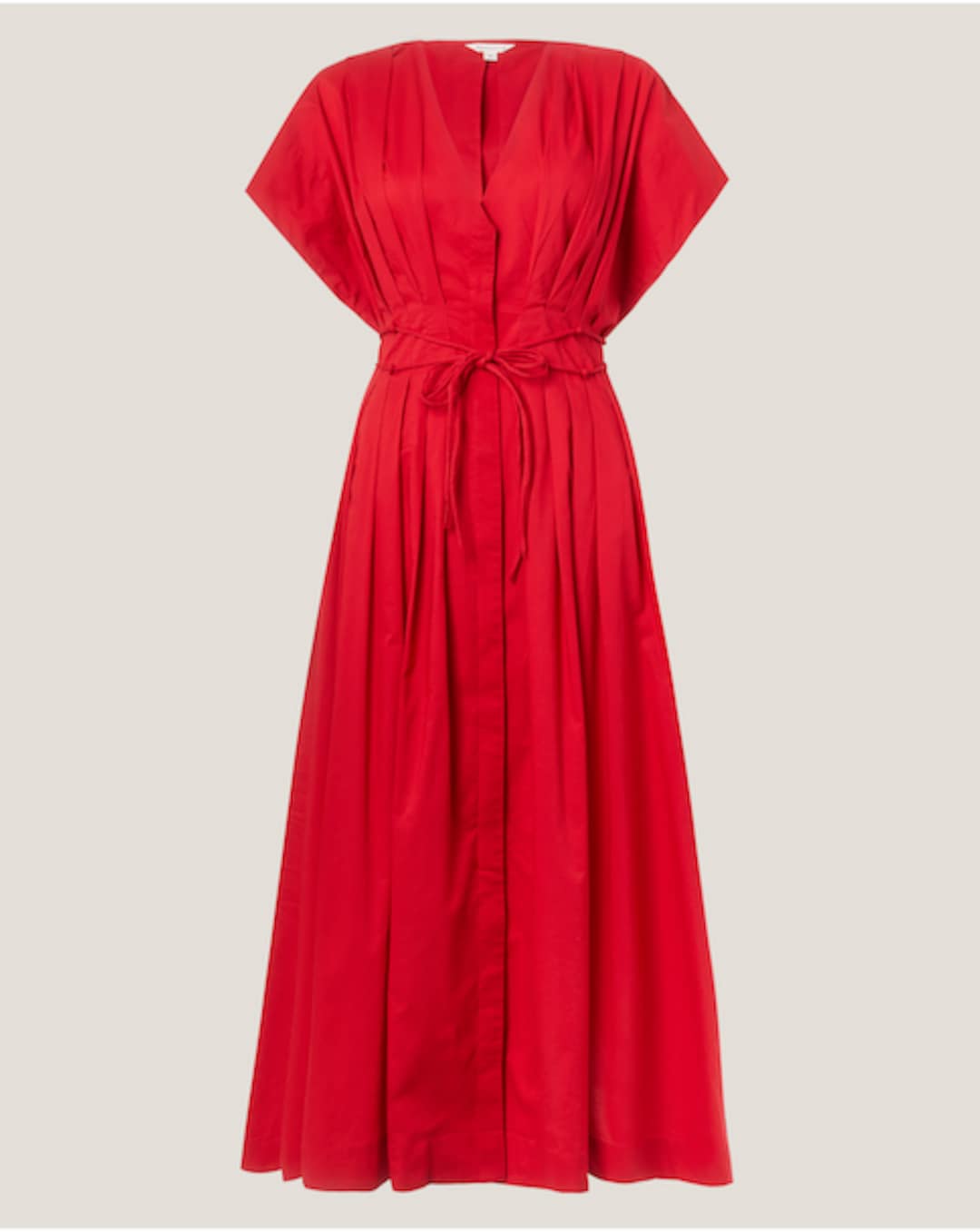open lace back dress Justyna Red Rhinestone Guipure Lace Maxi Dress main image 1