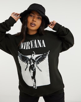 Black Nirvana License Sweatshirt