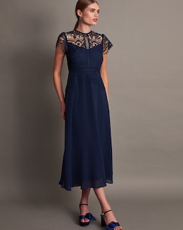 Monsoon Monica Lace Midi Dress
