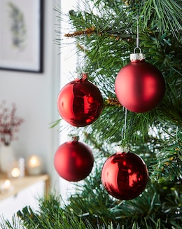Glass Baubles - Set of 20