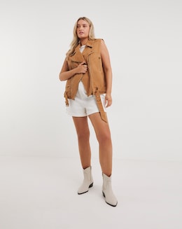 Tan Utility Gilet