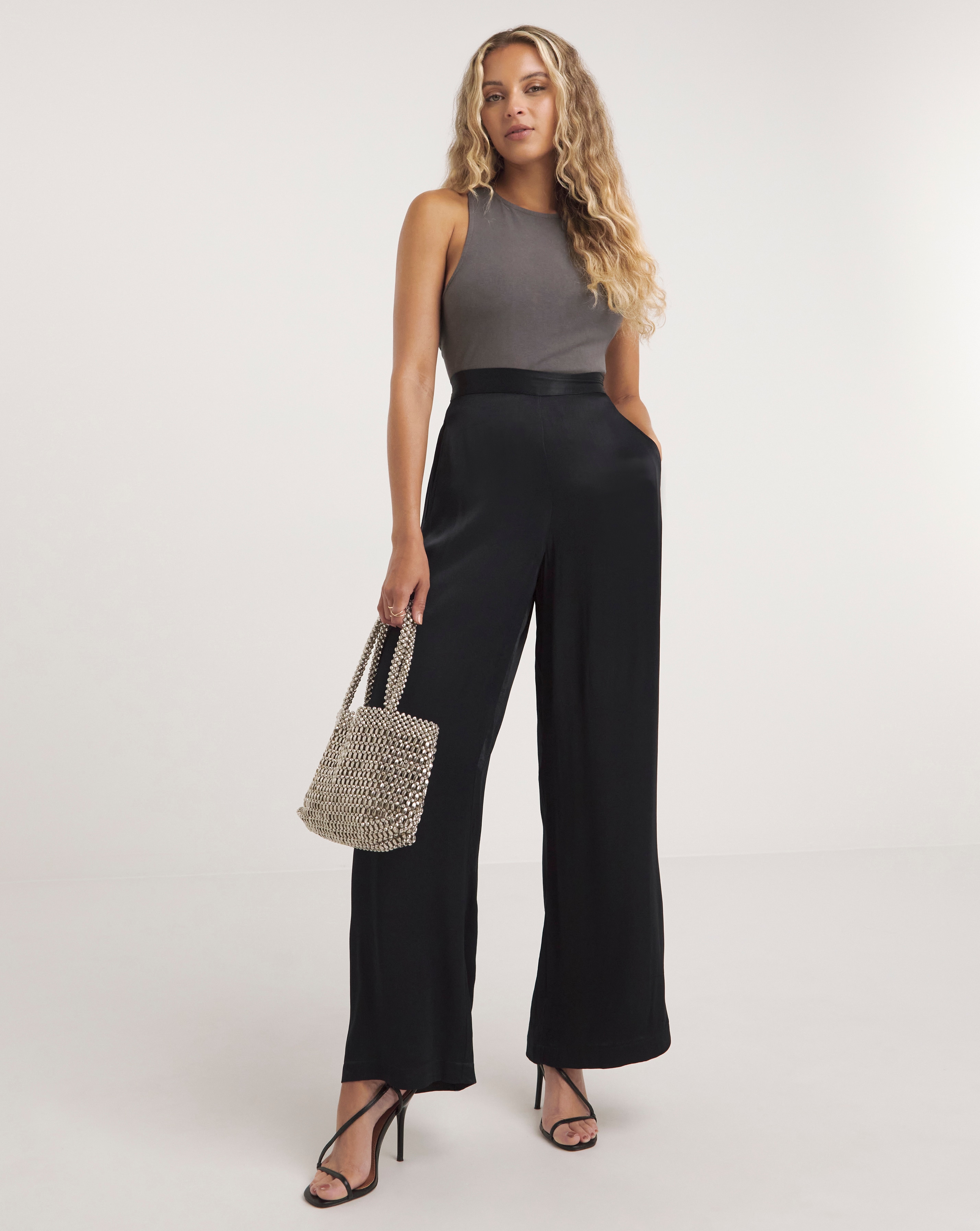 Wide leg trousers size 24 hot sale