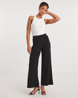 Joanna Hope Short Black Palazzo Trouser