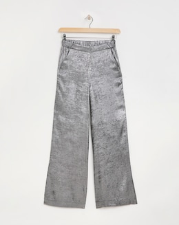 Joanna Hope Hammered Foil Wide Trouser - Image