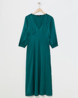 Joanna Hope Heavy Satin Midi Dress - Image