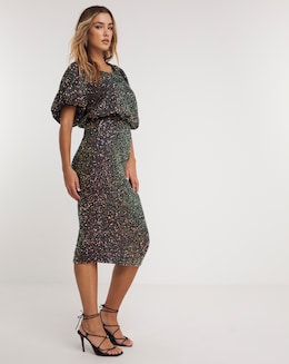 Joanna Hope Multi Sequin Midi Skirt