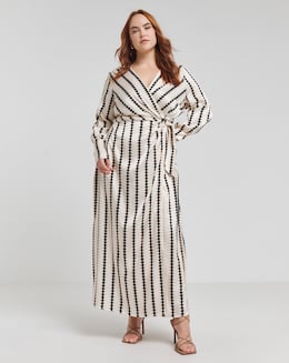 Joanna Hope Jacquard Wrap Dress