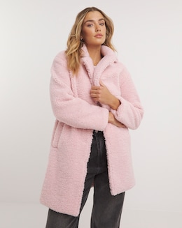 Pink Teddy Coat
