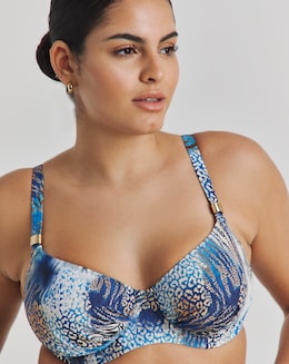 Fantasie Seraya Sands Full Cup Wired Bikini Top Denim