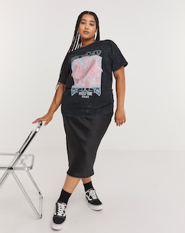 Acid Wash Unplugged World Tour Metallic Band Tee