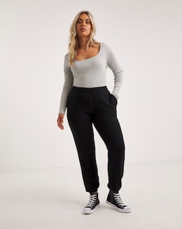 Black Soft Touch Joggers