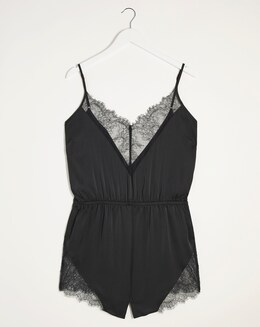 Figleaves Bella Satin Lace Teddy