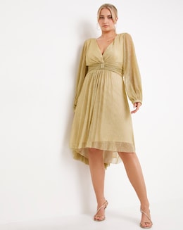 Chi Chi V Neck Sequin Mini Dress